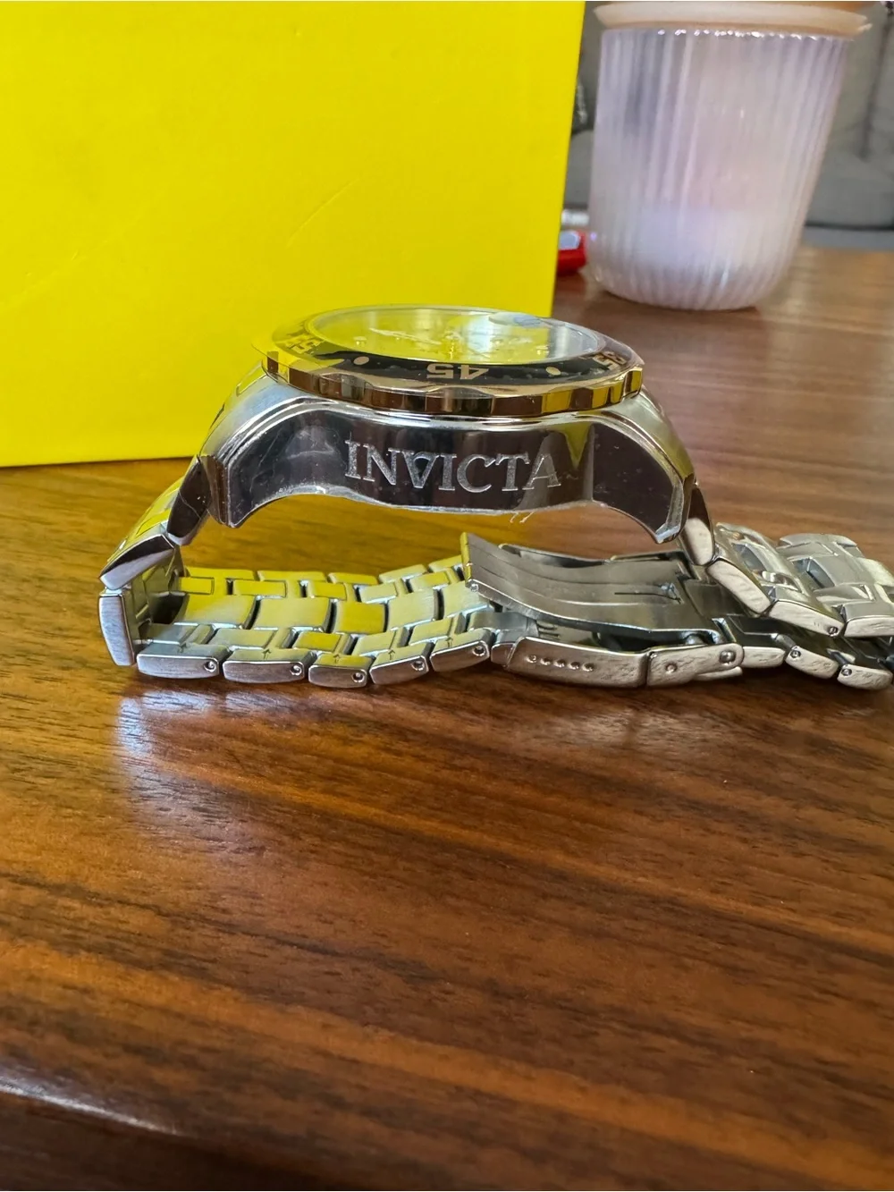 Invicta Two-Tone Men's Chronograph Watch - Silver & Gold NEEDS BATTERY!!!!!!
